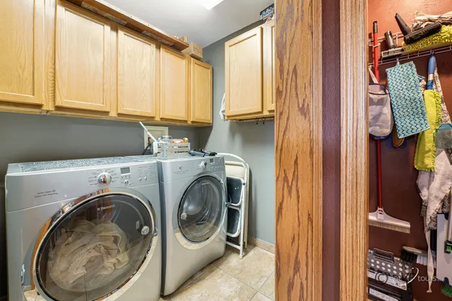 a view of storage and utility room