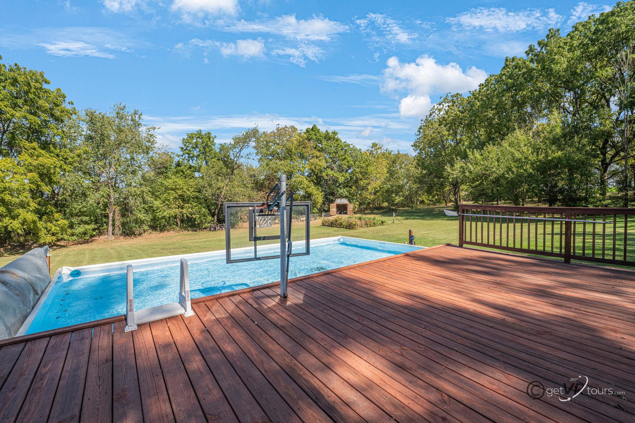 2472 West Red Oak Road Freeport, IL 61032 - Photo 33 of 45 a view of outdoor space with deck and yard