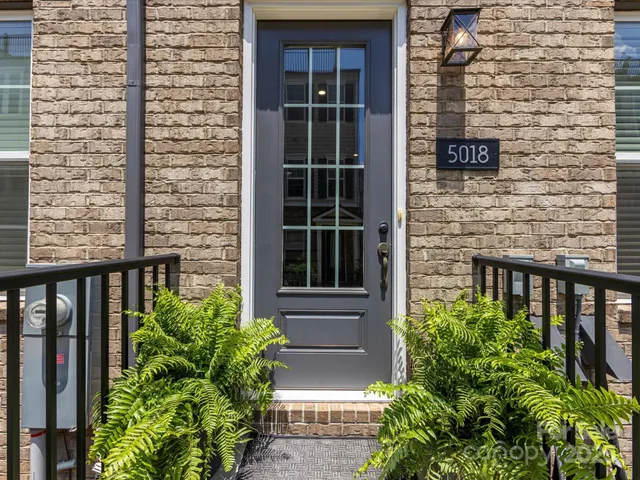 a view of a door with a door