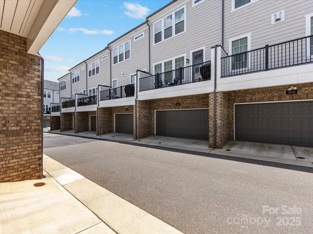 a tall building with a outdoor space