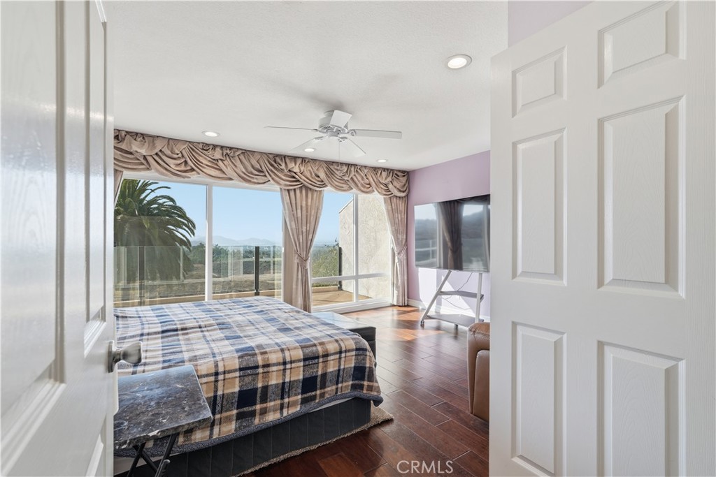 2235 El Capitan Drive Riverside, CA 92506 - Photo 44 of 62 Master Bedroom with a panoramic view for as far as the eyes can see. Completely UnObstructed.