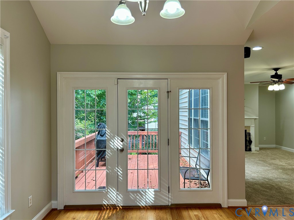 4700 Jaydee Drive Moseley, VA 23120 - Photo 12 of 38 French doors to spacious deck