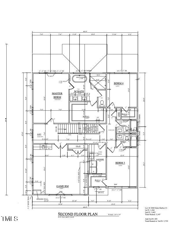 3008 Eden Harbor Court Raleigh, NC 27613 - Photo 34 of 45 EdenRidgeLot18_2F