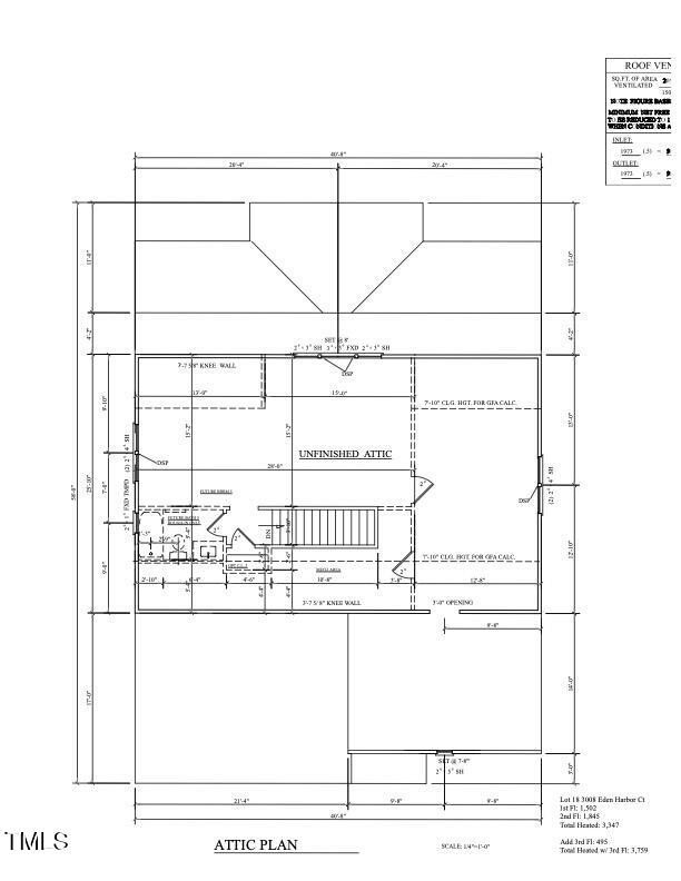 3008 Eden Harbor Court Raleigh, NC 27613 - Photo 35 of 45 EdenRidgeLot18_3F