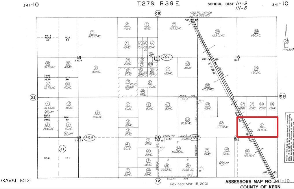 0 Brown Road Ridgecrest, CA 93555 - Photo 6 of 7 Plot Map