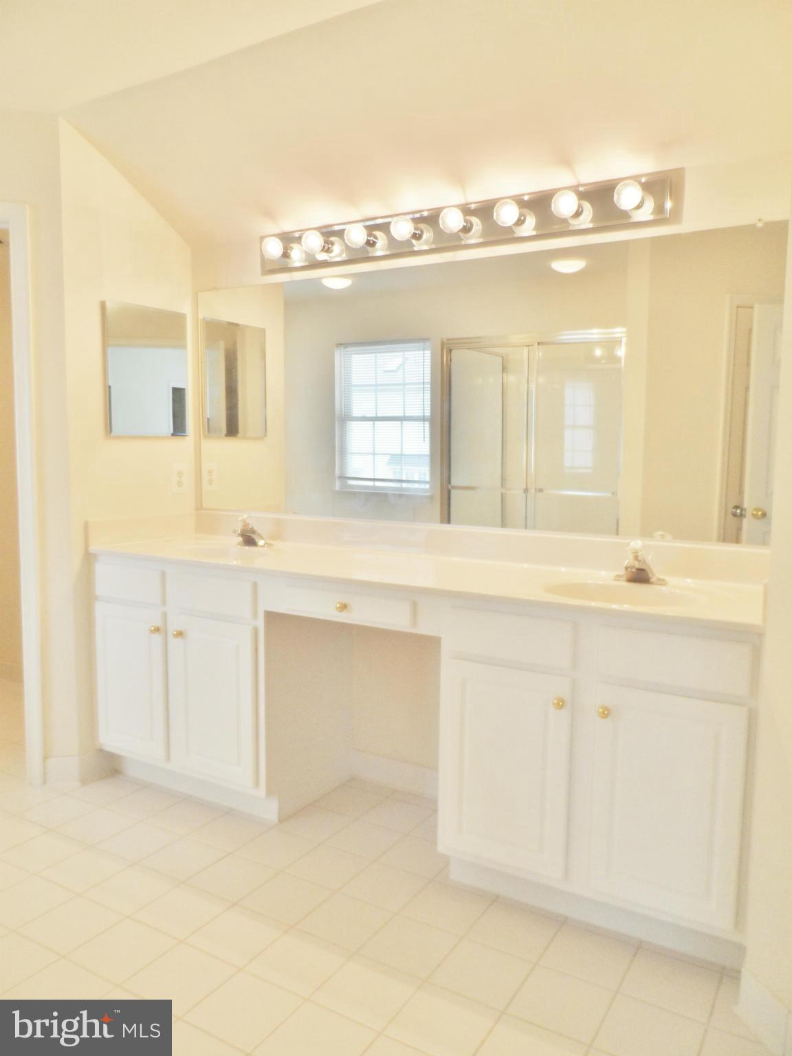 6281 Willowfield Way Springfield, VA 22150 - Photo 22 of 28 a bathroom with a sink vanity and mirror