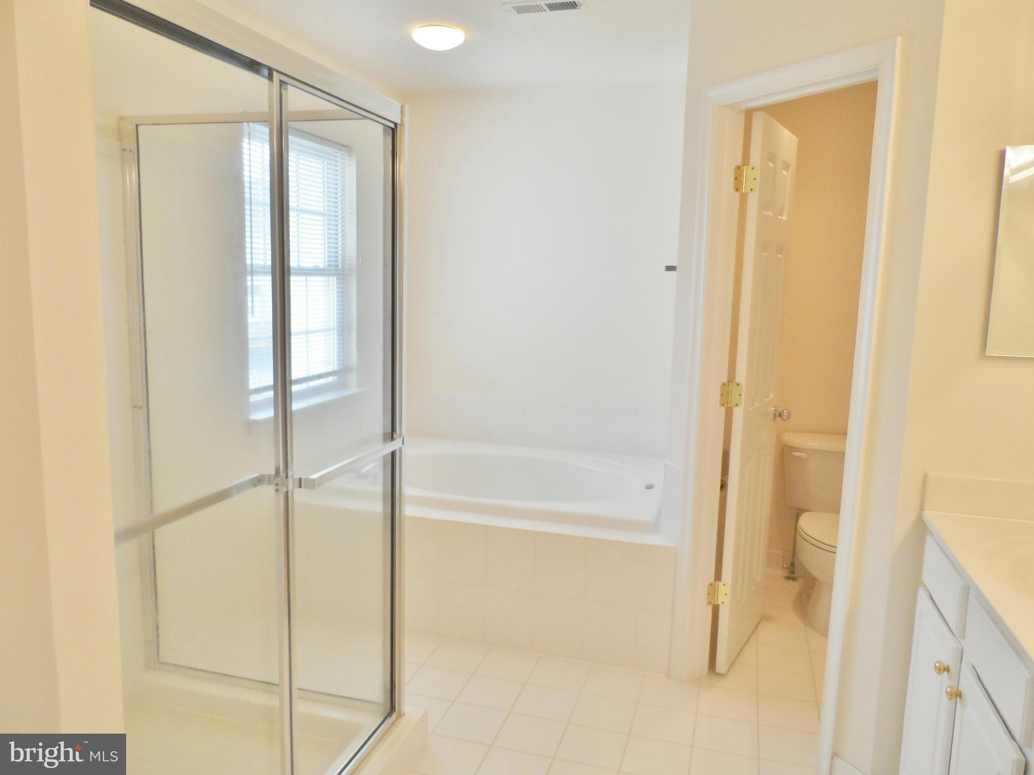 6281 Willowfield Way Springfield, VA 22150 - Photo 23 of 28 a bathroom with a glass shower door