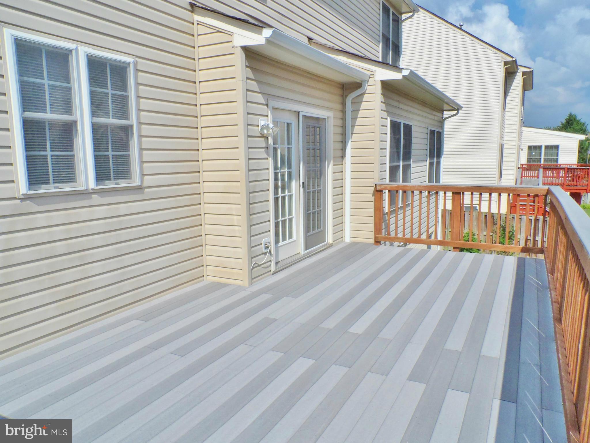 6281 Willowfield Way Springfield, VA 22150 - Photo 27 of 28 a view of backyard with a deck
