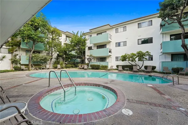 a view of a house with a swimming pool