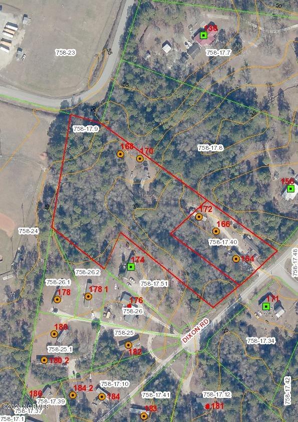 4.84-ac Dixon Road Holly Ridge, NC 28445 - Photo 2 of 11 Contours
