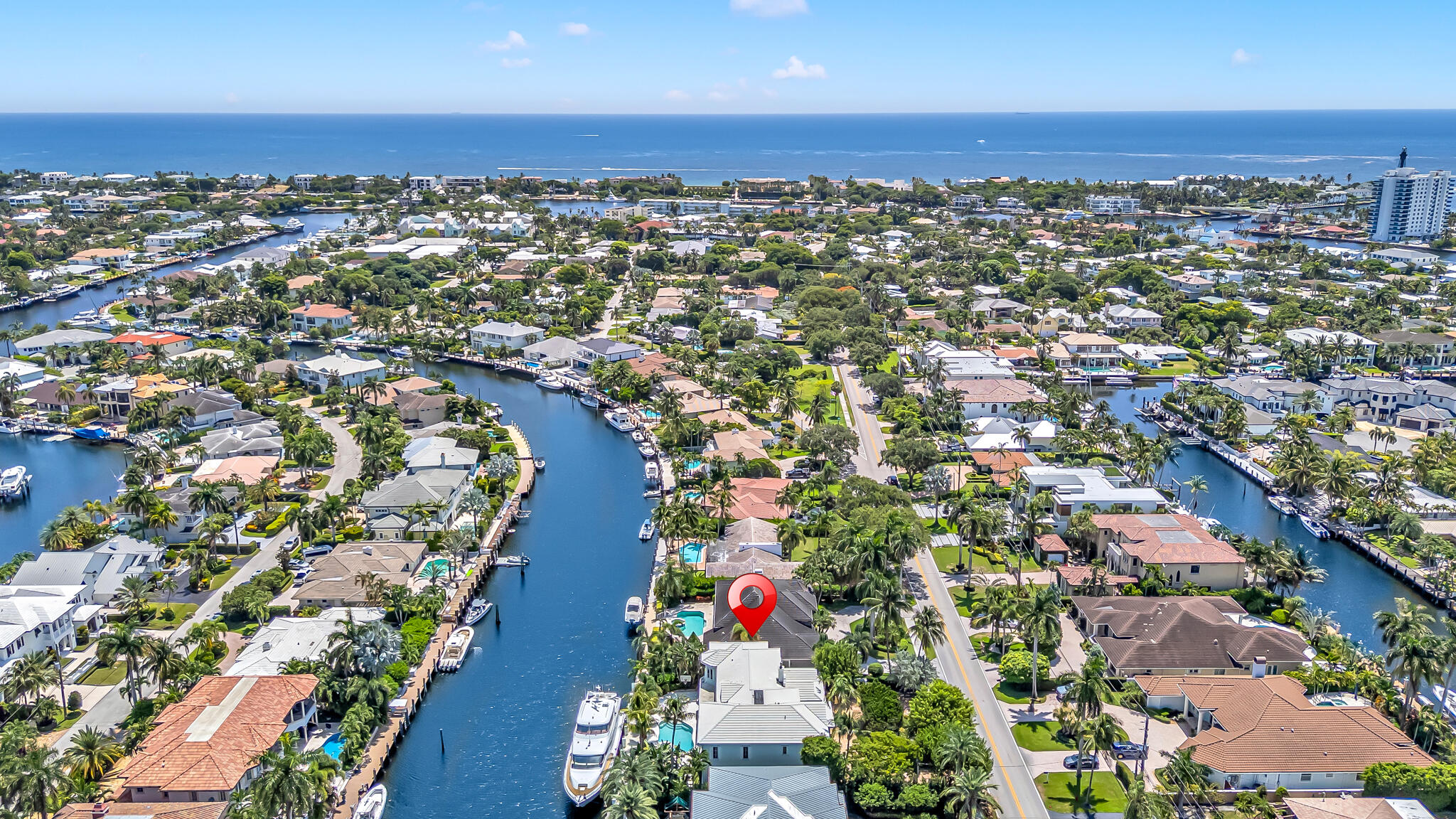 2409 Northeast 27th Street Lighthouse Point, FL 33064 - Photo 8 of 66 drone-6
