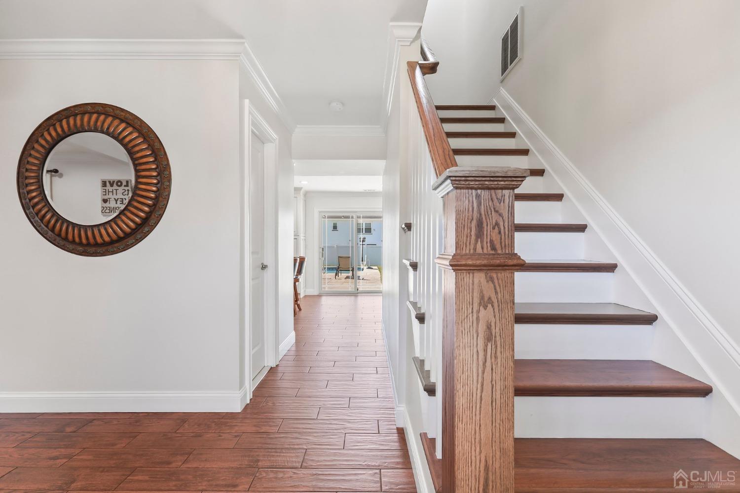7 Mountbatten Drive Old Bridge, NJ 08857 - Photo 8 of 42 a view of a hallway with wooden floor and entryway