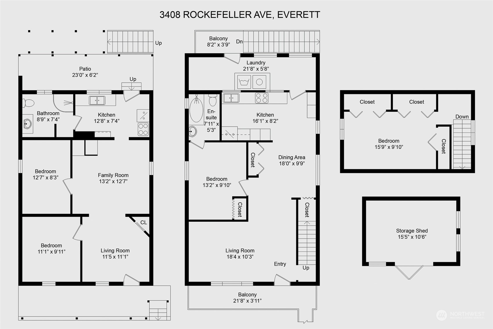 3408 Rockefeller Avenue Everett, WA 98201 - Photo 34 of 36 view of wall with