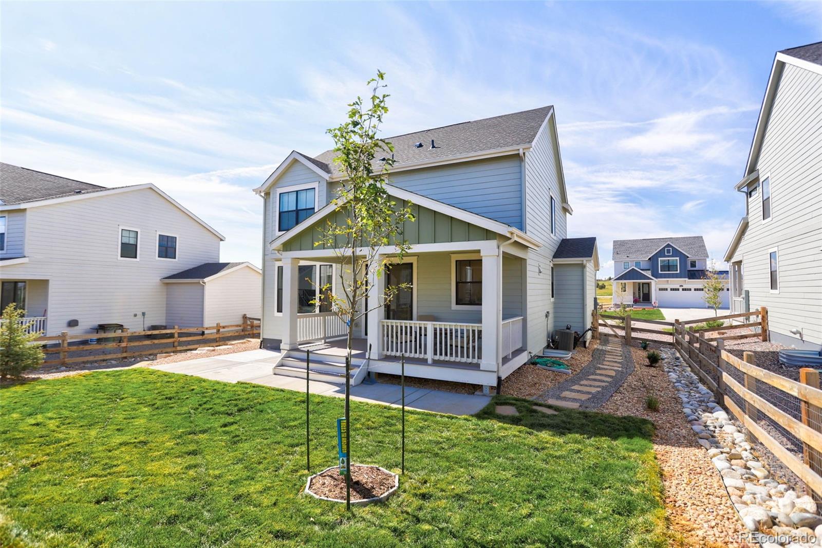 1131 Williams Loop Elizabeth, CO 80107 - Photo 37 of 40 a house view with a garden space
