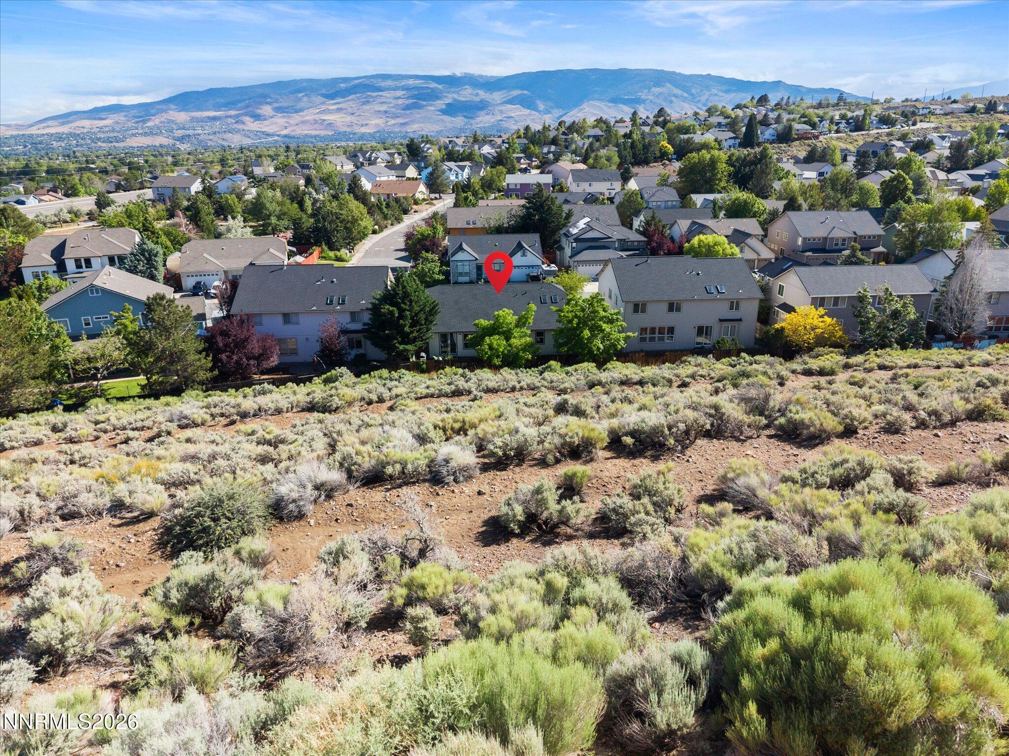 3101 Green River Drive Reno, NV 89503 - Photo 56 of 62 an aerial view of a town with couple of houses