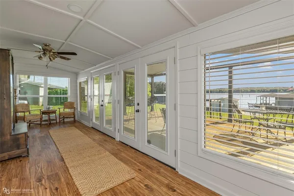 a view of a room with window