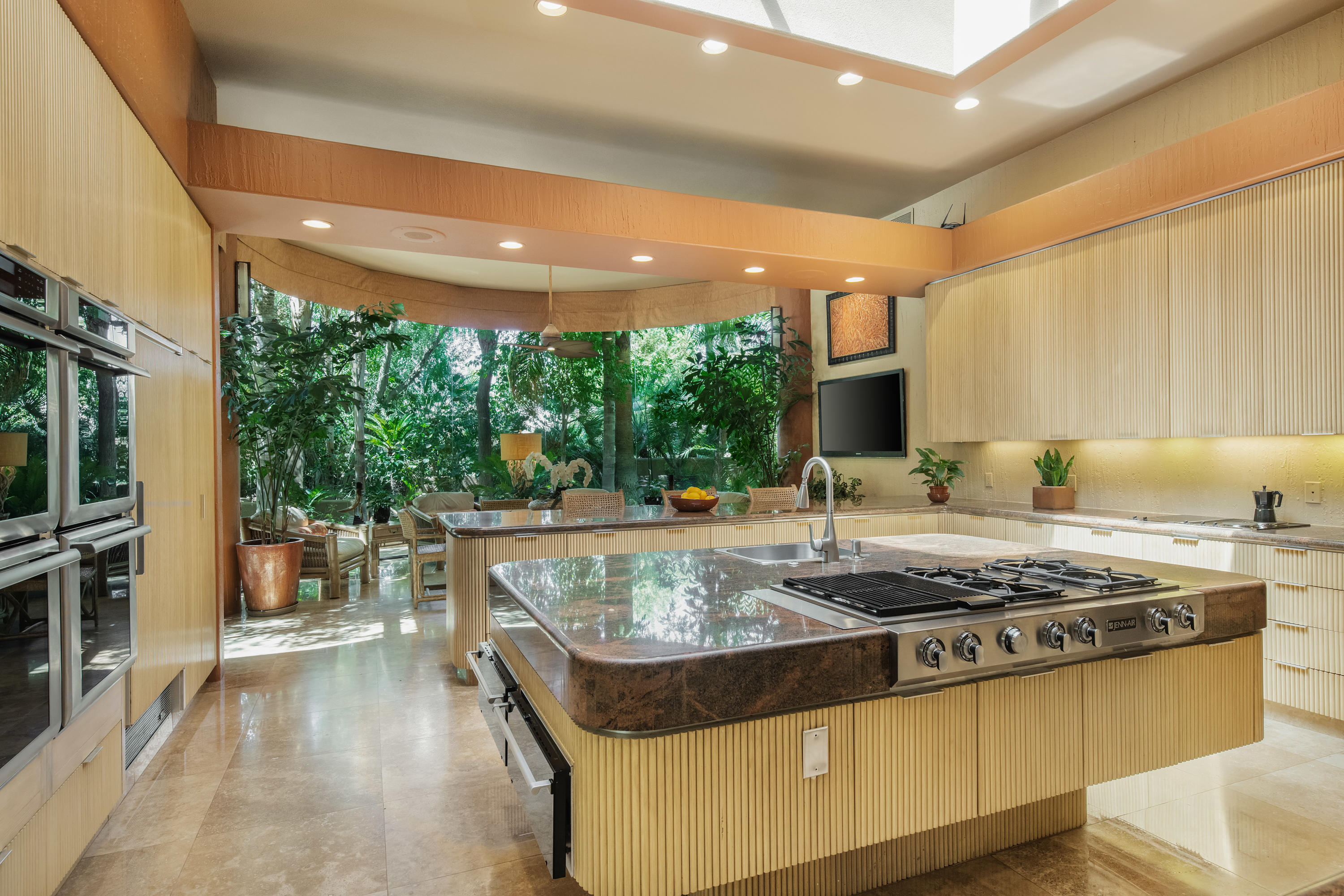 3 Mozart Lane Rancho Mirage, CA 92270 - Photo 12 of 41 a kitchen with stainless steel appliances granite countertop a stove and a sink