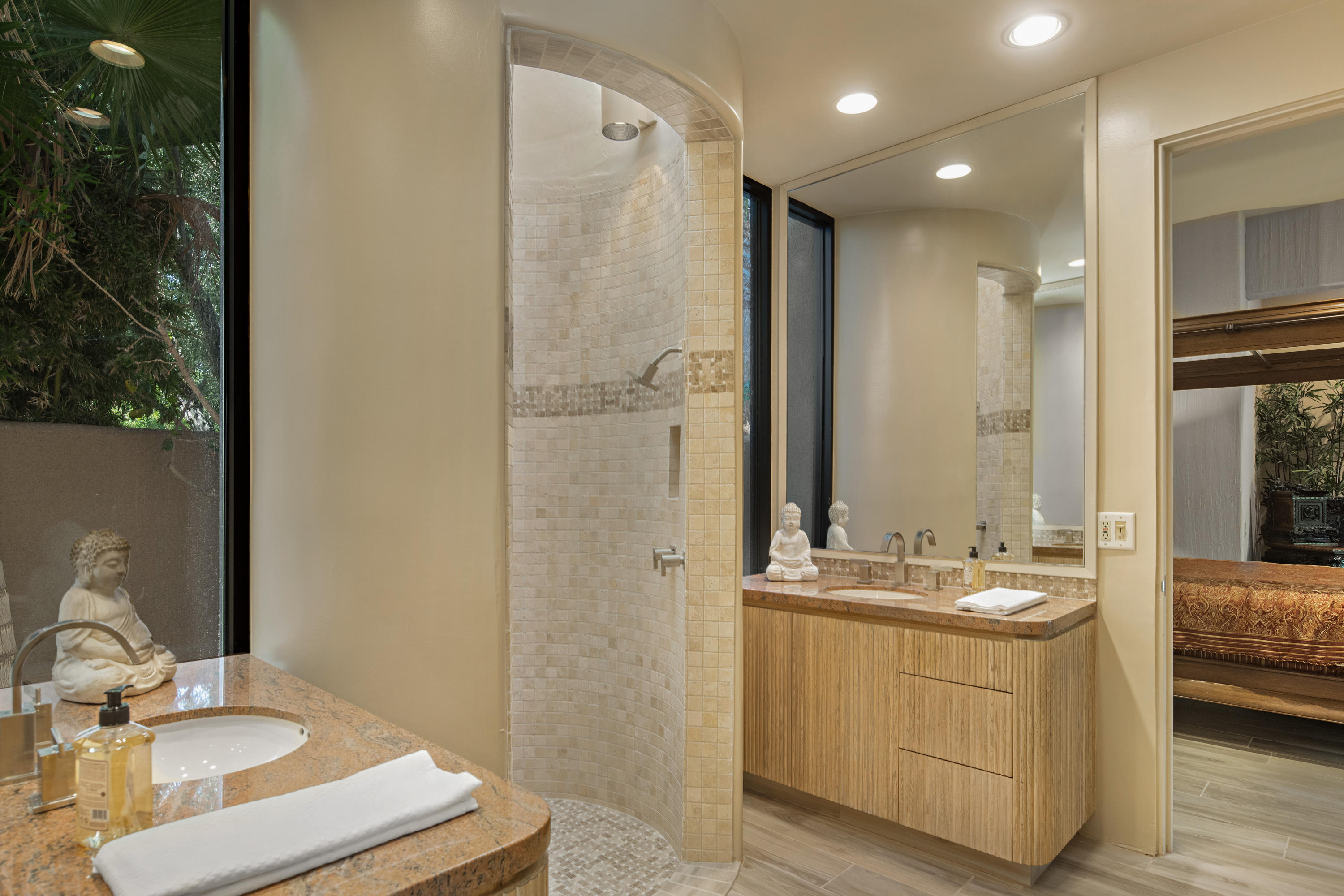 3 Mozart Lane Rancho Mirage, CA 92270 - Photo 30 of 41 a bathroom with a sink double vanity and a mirror