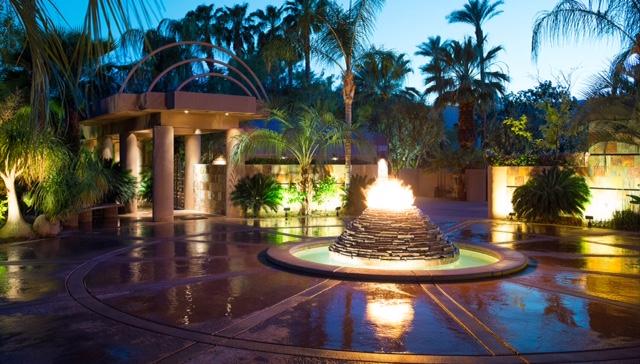 3 Mozart Lane Rancho Mirage, CA 92270 - Photo 32 of 41 a view of a fountain in the patio