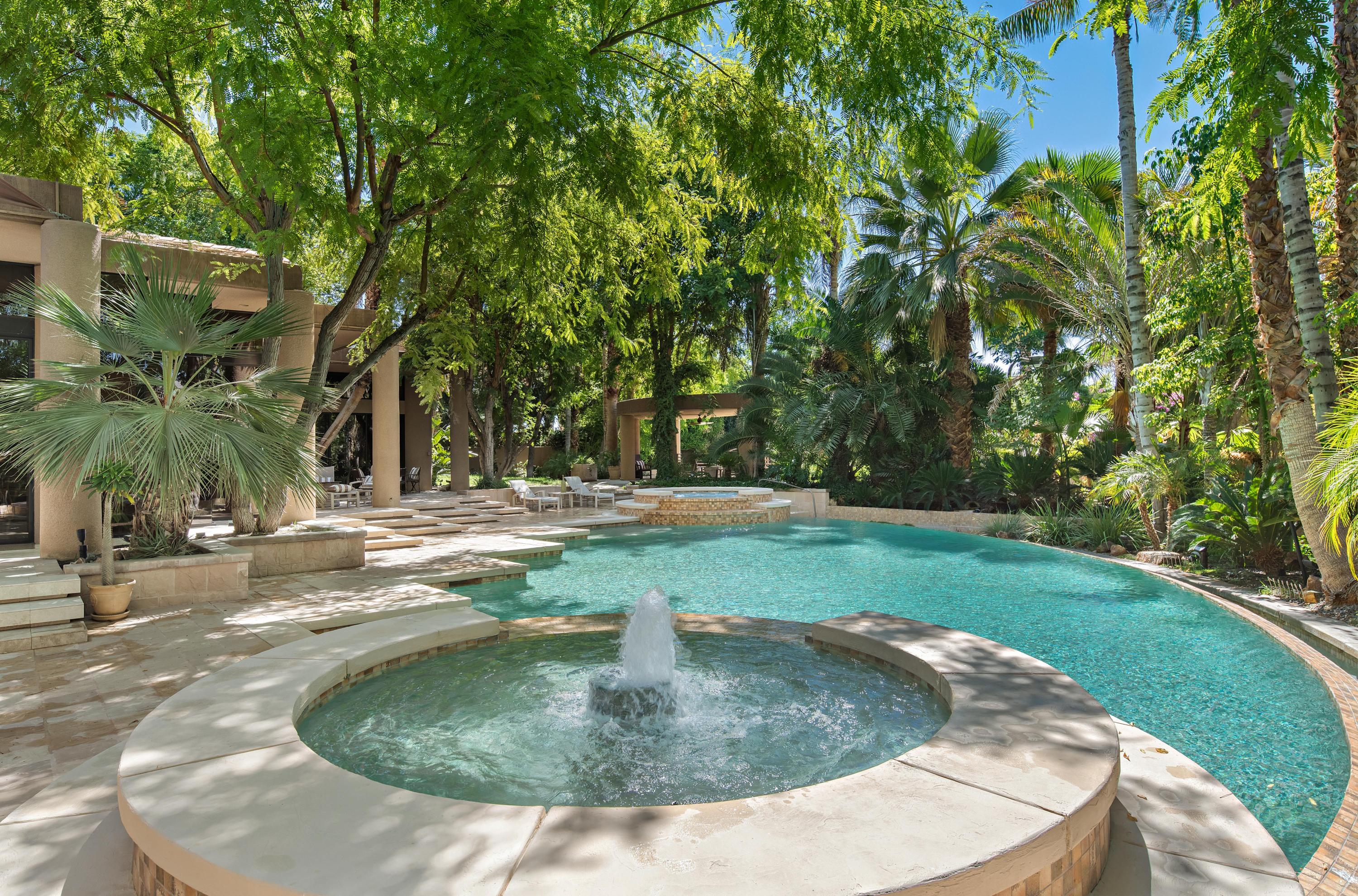 3 Mozart Lane Rancho Mirage, CA 92270 - Photo 5 of 41 a view of outdoor space yard and lake view