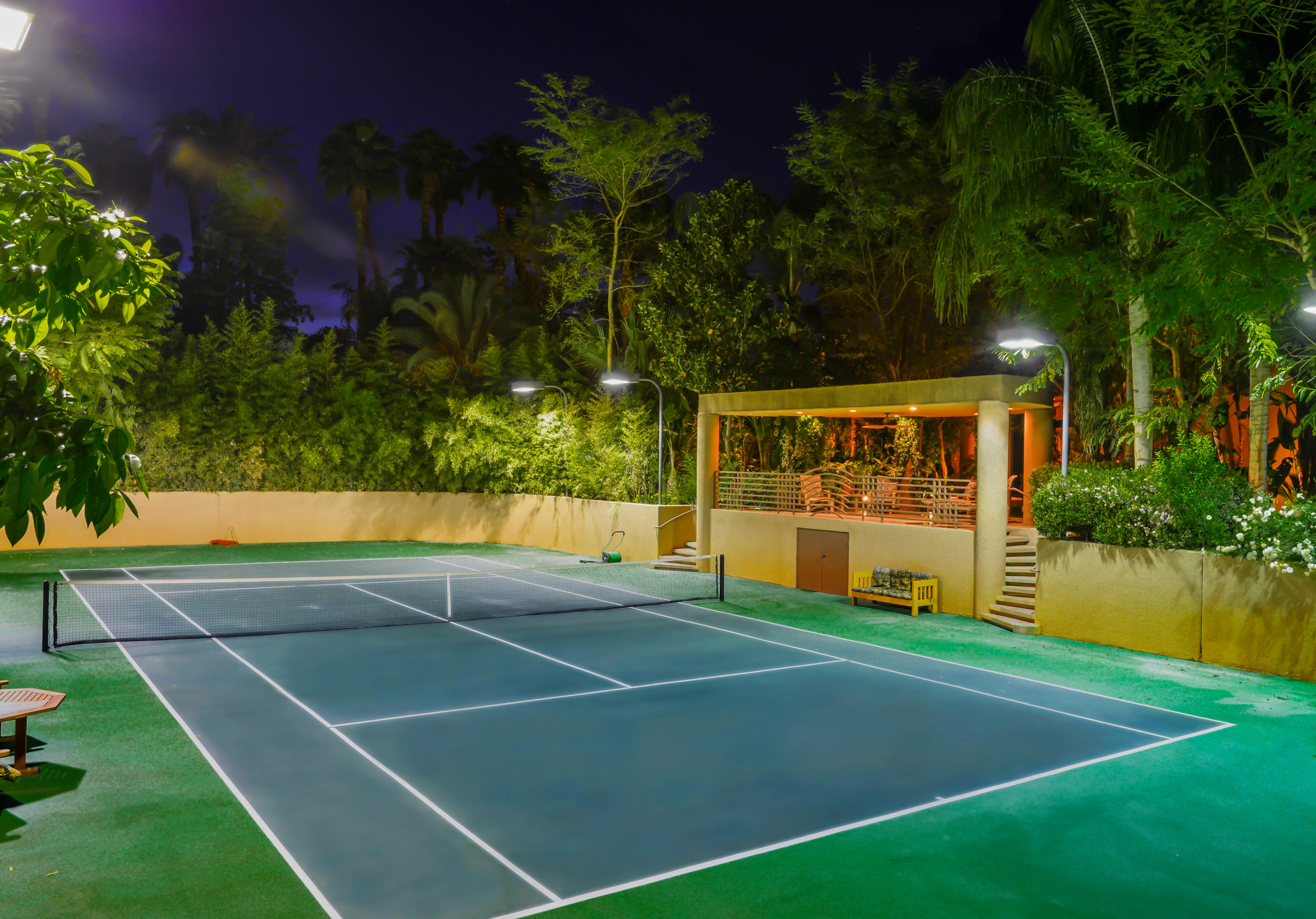 3 Mozart Lane Rancho Mirage, CA 92270 - Photo 41 of 41 a view of an outdoor space and basketball court