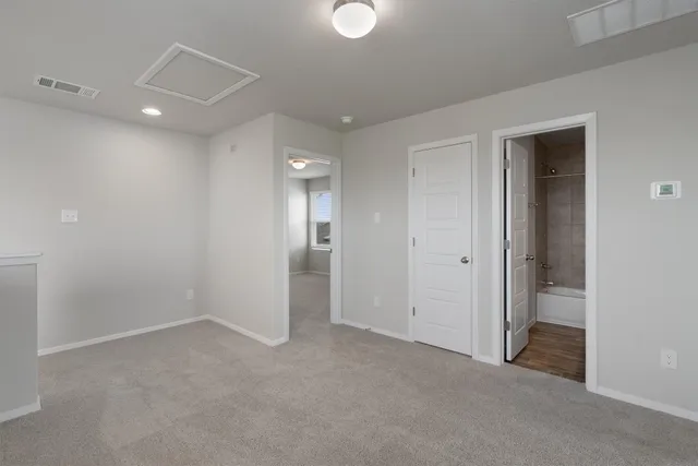 a view of empty room