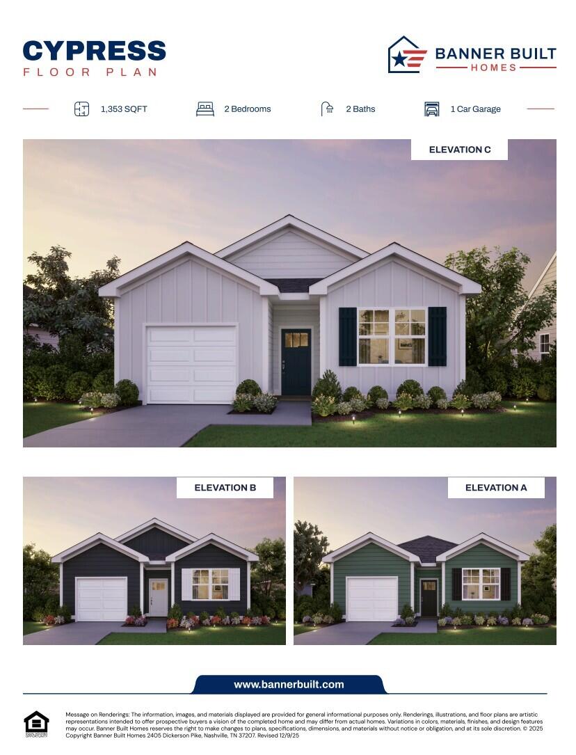 Cypress front elevation