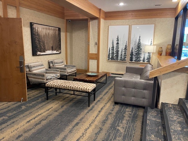 640 Village Road, Unit 4320 Breckenridge, CO 80424 - Photo 28 of 39 a living room with furniture and a window