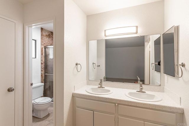 a view of small space with racks on the wall