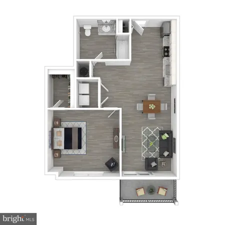 a view of a city from a terrace