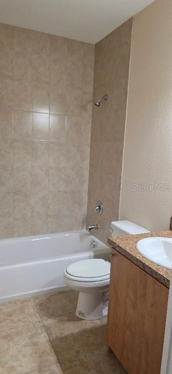 26172 Explorer Road, Unit 4 Punta Gorda, FL 33983 - Photo 11 of 11 a bathroom with a granite countertop sink toilet and shower