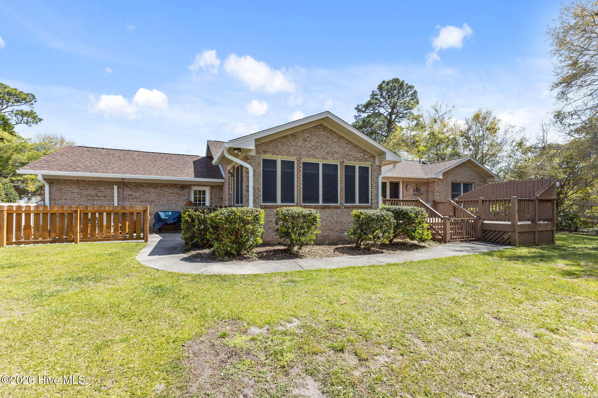 116 Pine Lake Road Cape Carteret, NC 28584 - Photo 3 of 58 Large Backyard
