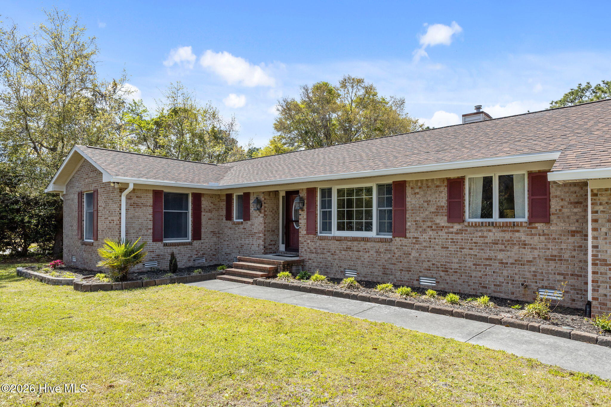 116 Pine Lake Road Cape Carteret, NC 28584 - Photo 5 of 58 Front view from driveway