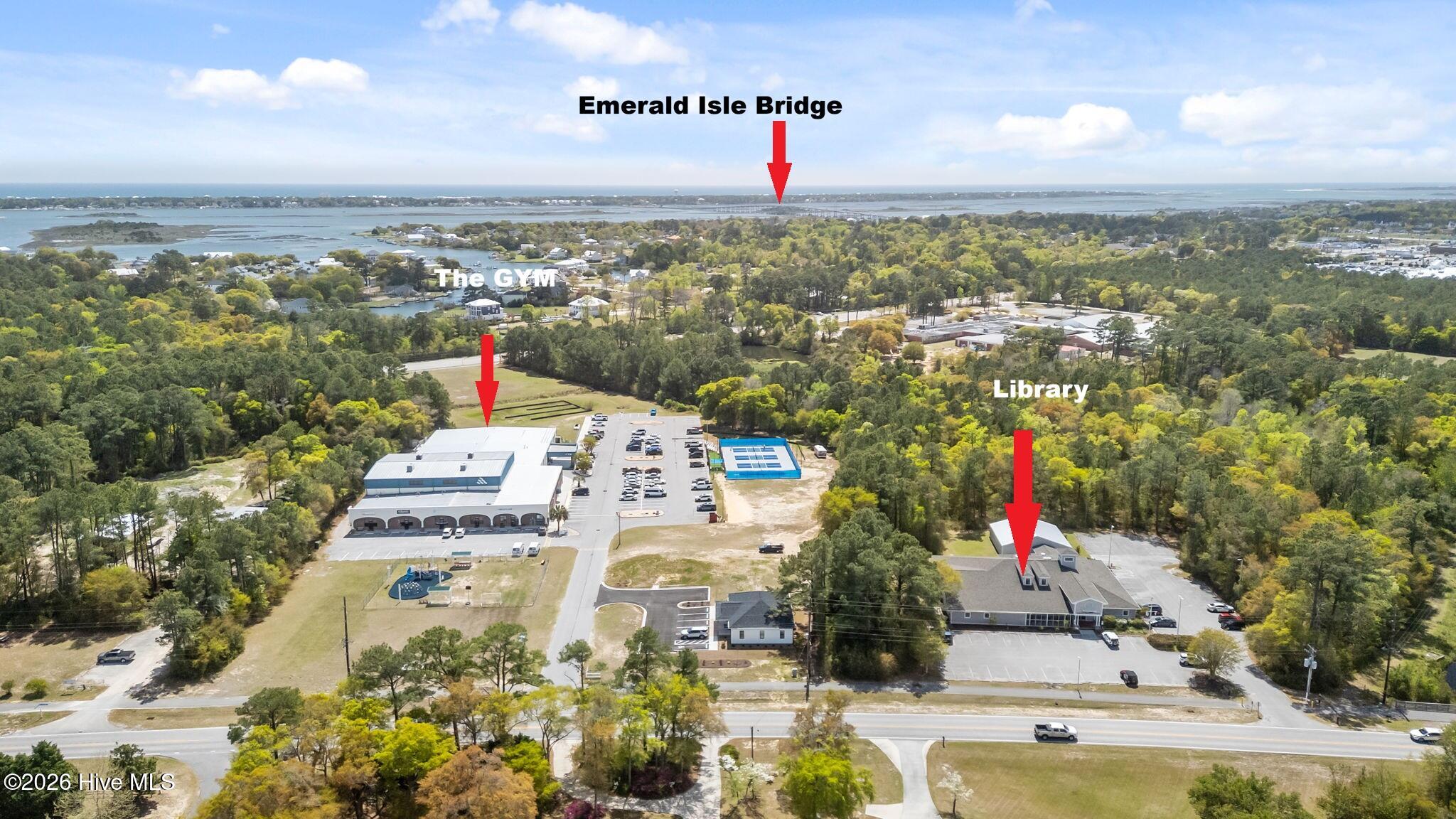 116 Pine Lake Road Cape Carteret, NC 28584 - Photo 55 of 58 GYM and Library just a couple of blocks away! Short drive to the beach!
