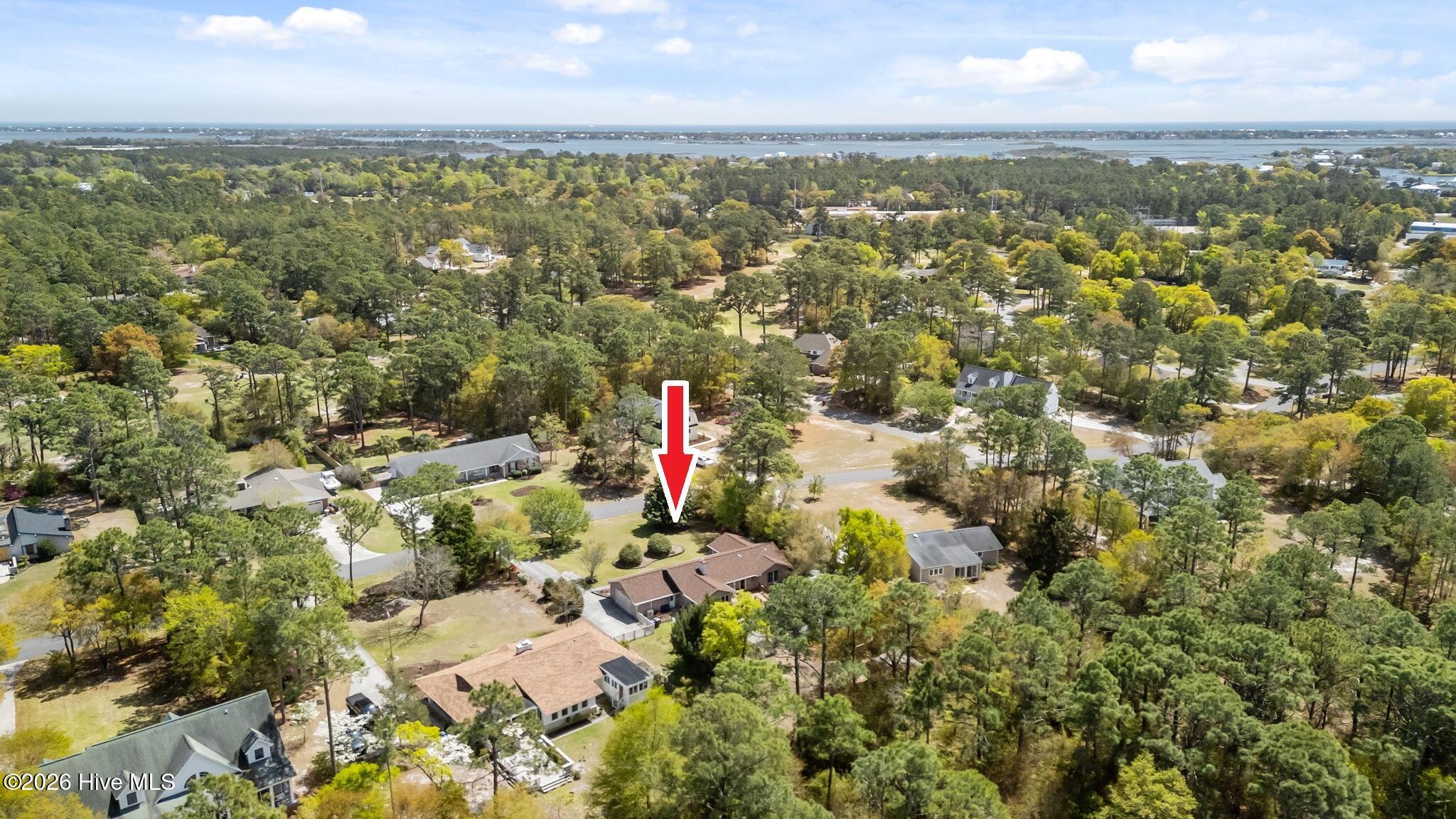 116 Pine Lake Road Cape Carteret, NC 28584 - Photo 56 of 58 Aerial view location