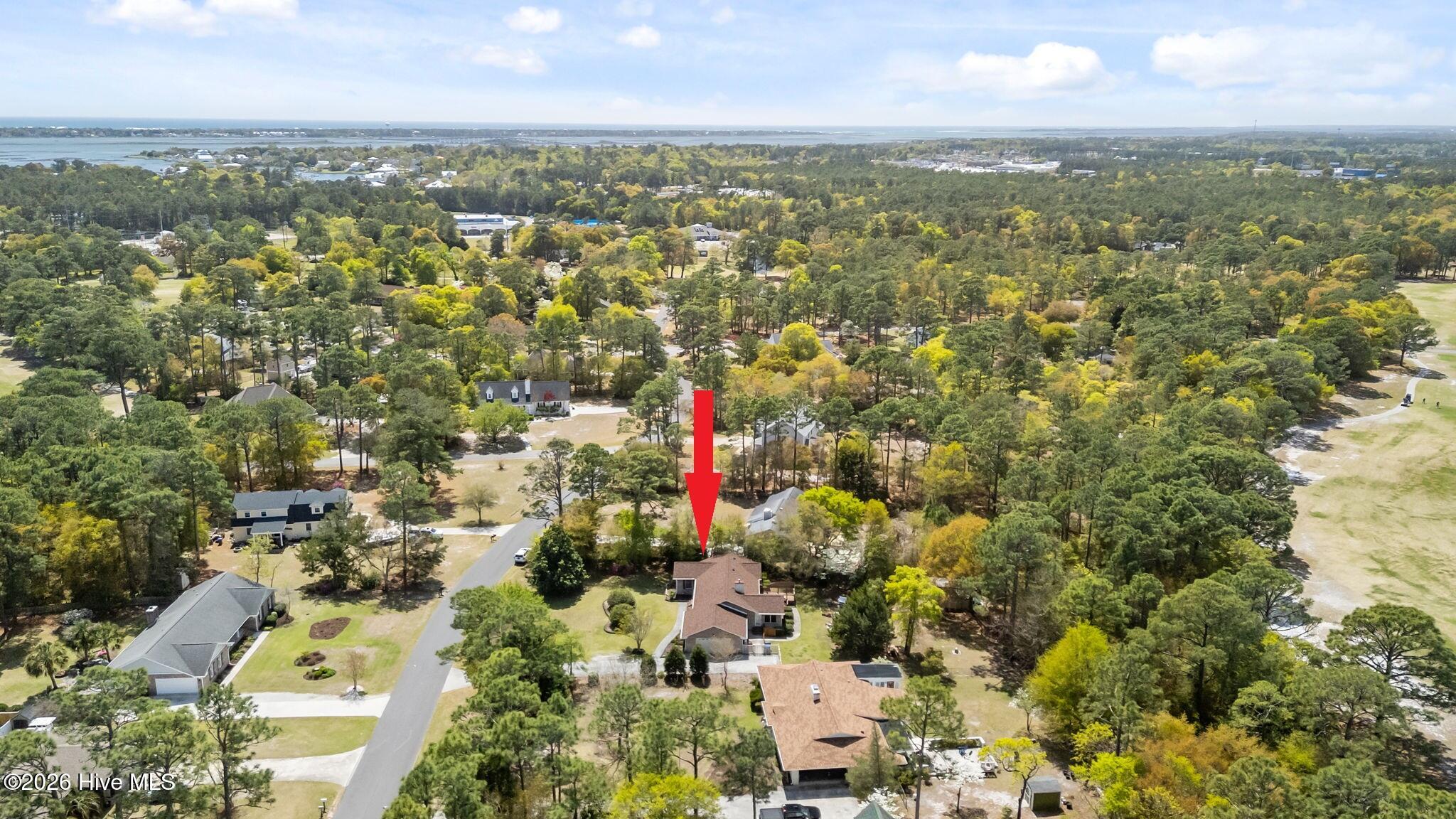 116 Pine Lake Road Cape Carteret, NC 28584 - Photo 58 of 58 Aerial