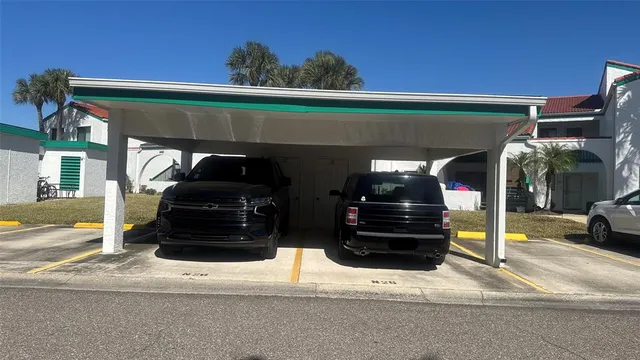 a view of a car garage