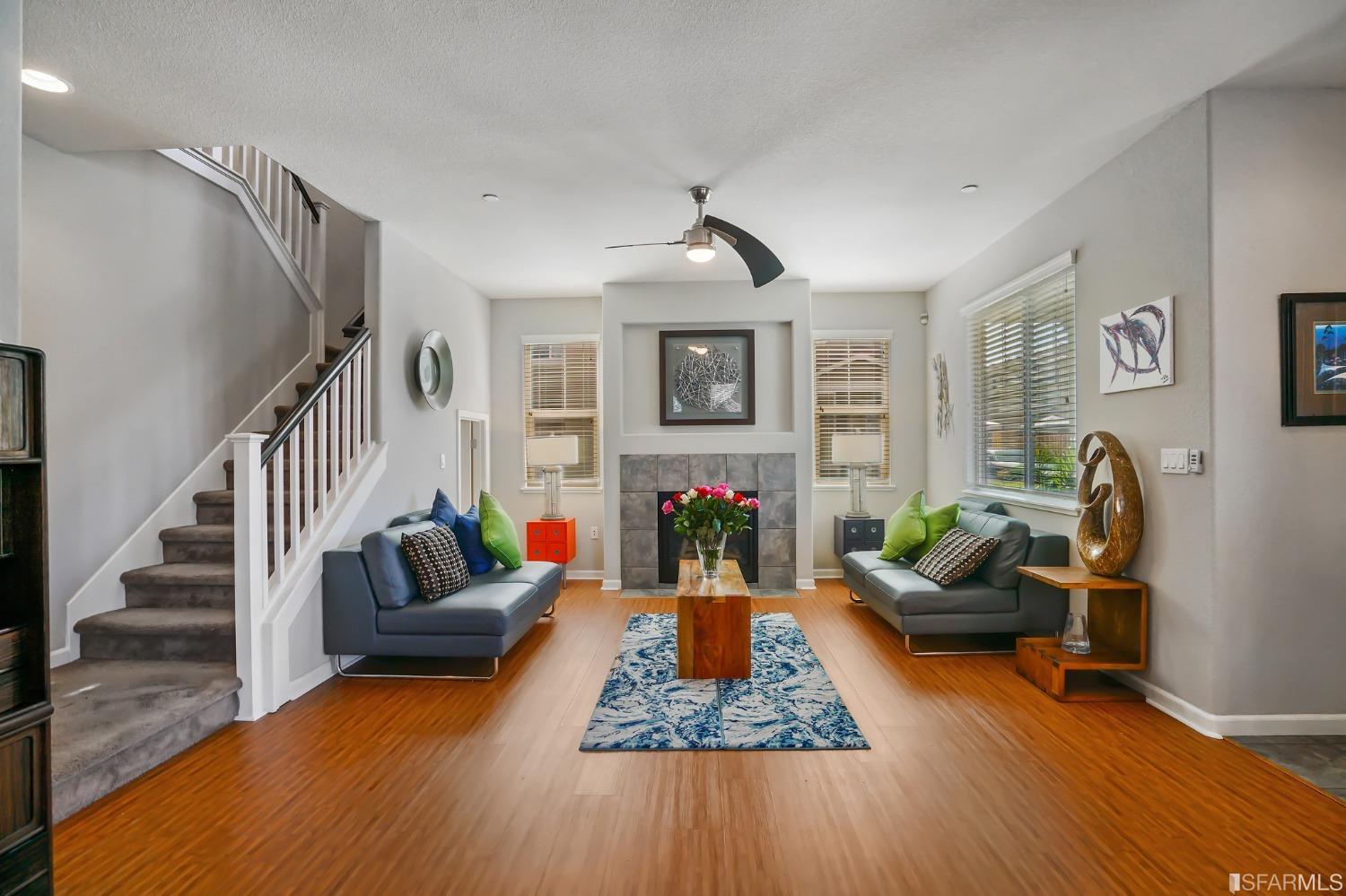 190 Belle Harbor Circle Pittsburg, CA 94565 - Photo 5 of 37 a living room with furniture and wooden floor