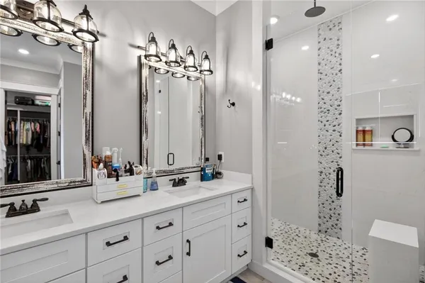 a house view with a backyard space