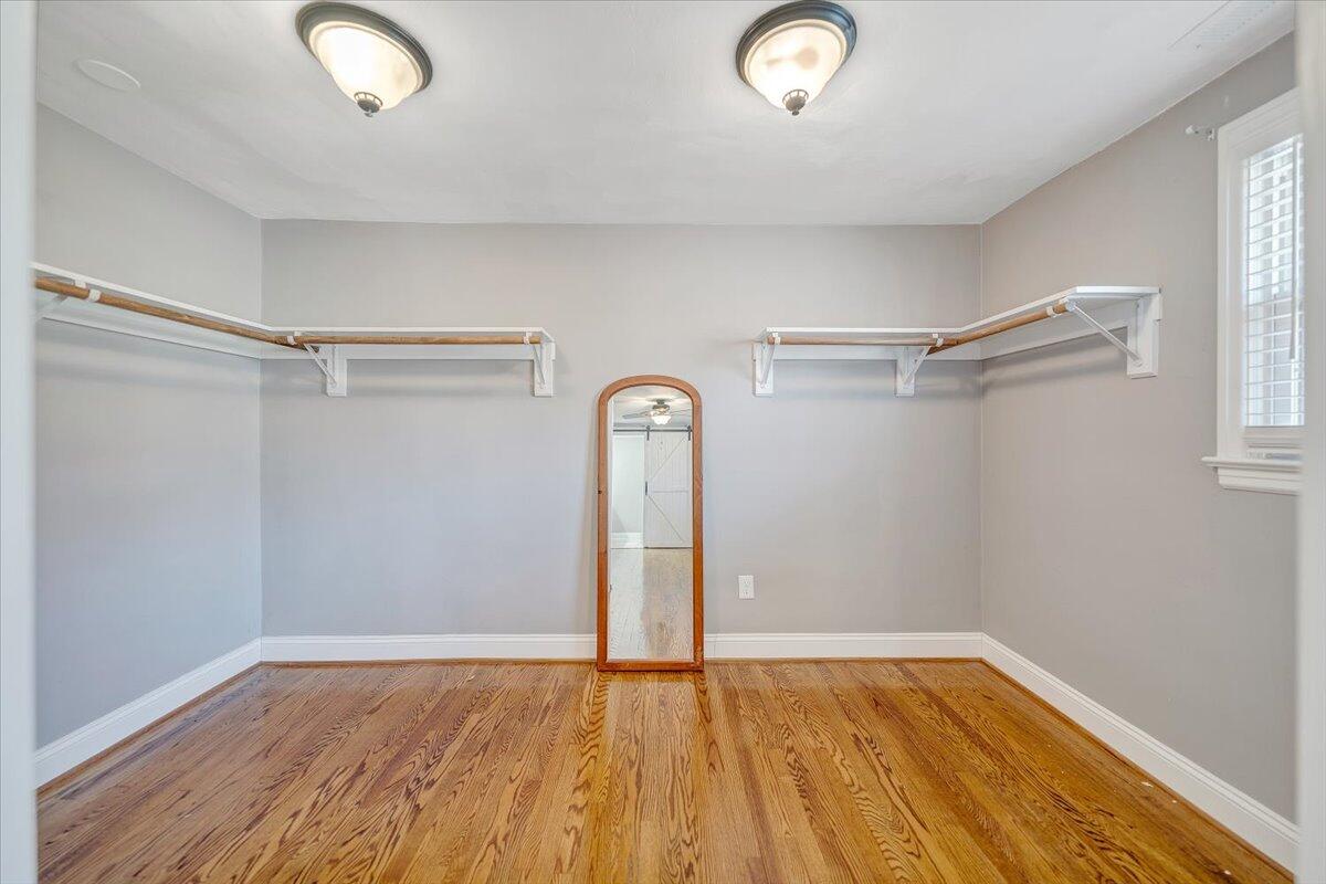 3584 Cedar Lane Roanoke, VA 24018 - Photo 31 of 75 a view of empty room with wooden floor and fan
