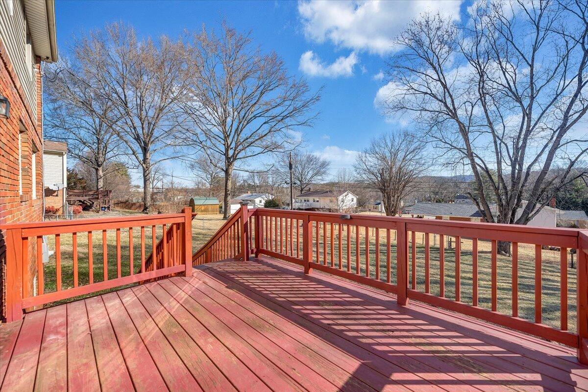 3584 Cedar Lane Roanoke, VA 24018 - Photo 61 of 75 a view of wooden deck with a trees