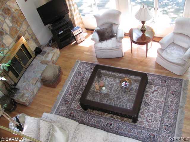 17168 Tulip Poplar Road Beaverdam, VA 23015 - Photo 4 of 12 Living Room - Overlooking from 2nd floor loft area