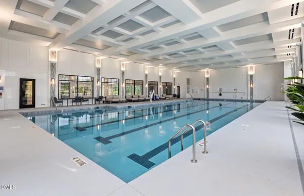 a view of a swimming pool and outdoor space