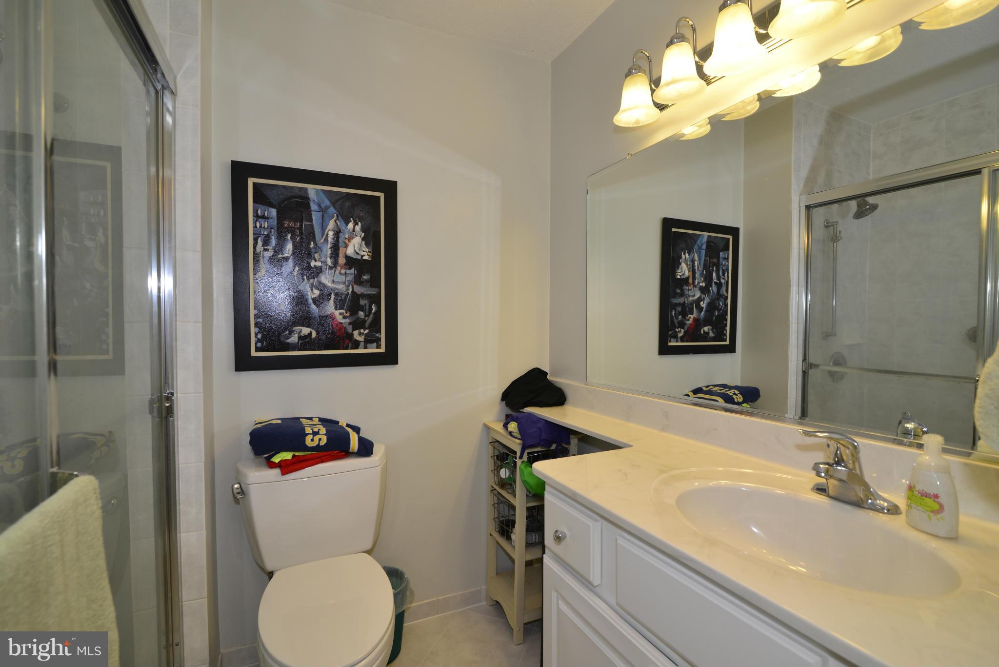 2065 Golf Course Drive Reston, VA 20191 - Photo 17 of 30 a bathroom with a toilet a sink and mirror