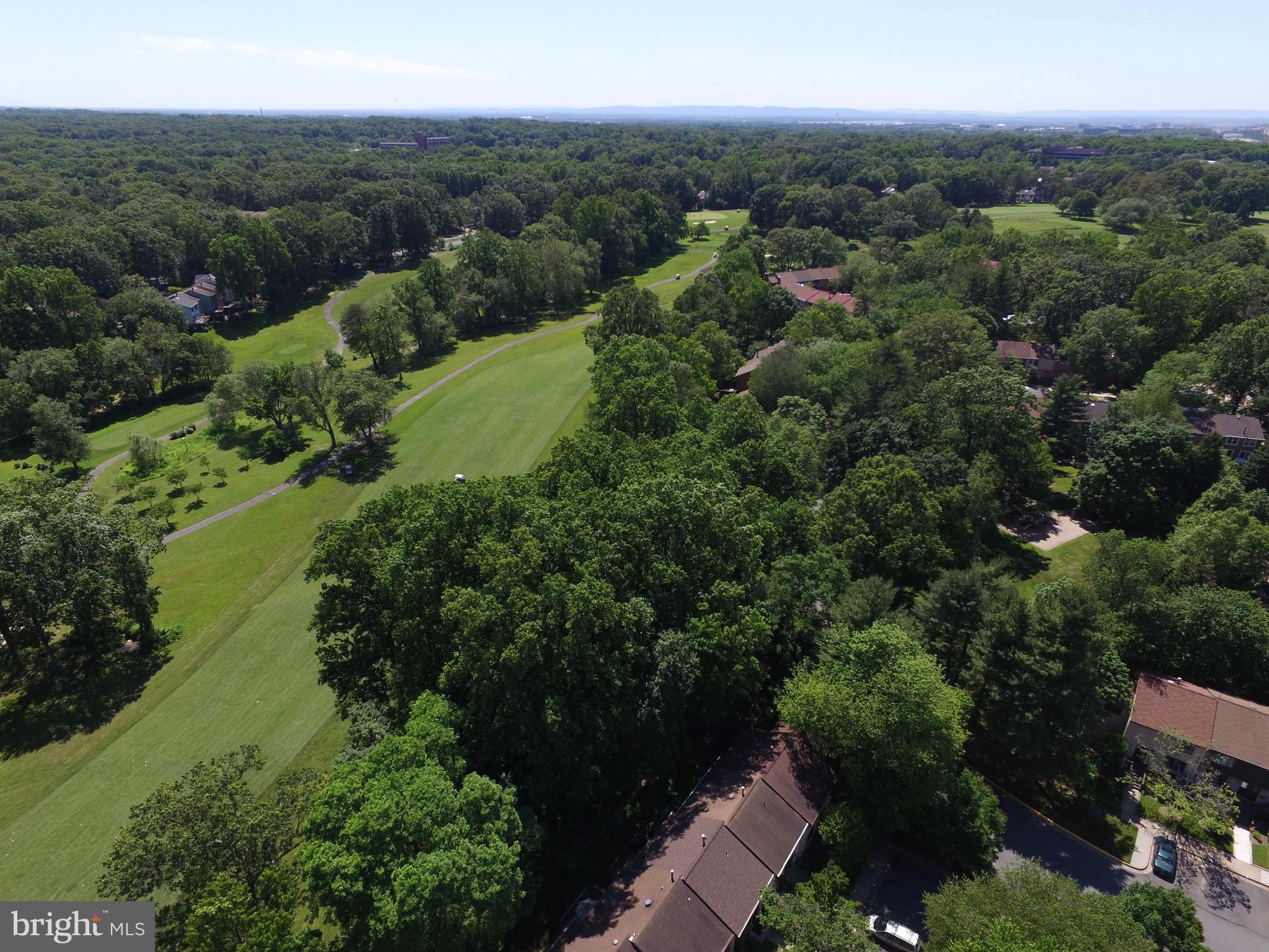 2065 Golf Course Drive Reston, VA 20191 - Photo 30 of 30 an aerial view of green landscape with trees houses and mountain view