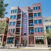 a front view of a multi story building