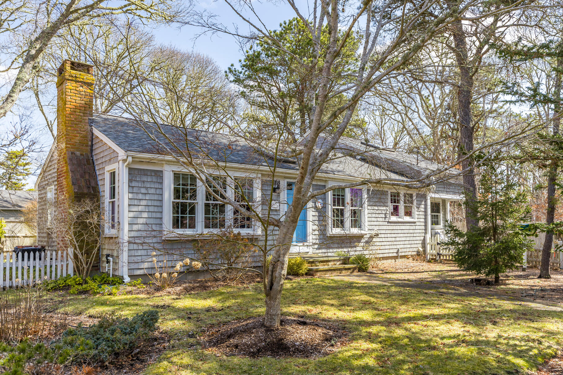 23 Hall Avenue West Harwich, MA 02671 - Photo 57 of 62 a front view of a house with a yard