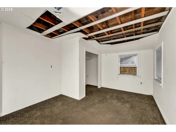 a view of an front door