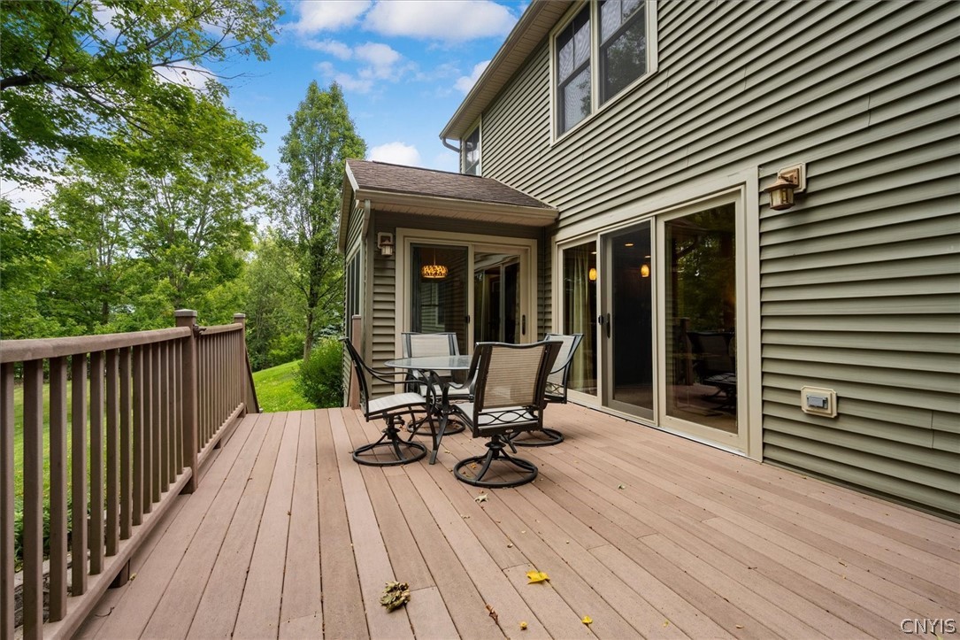 126 Hunt Valley Road Oneida, NY 13421 - Photo 44 of 50 Rear Deck! Trex!