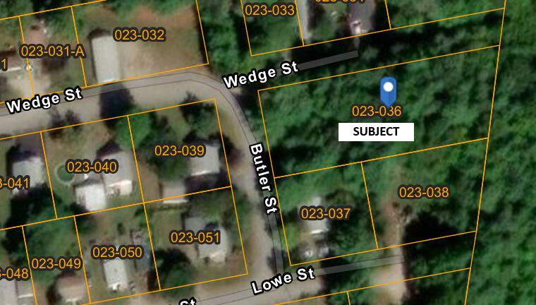 GIS parcel with satellite overlay PUBLIC